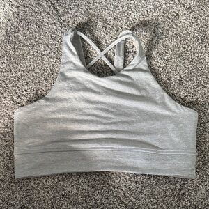Vuori Heather Gray Sports Bra
